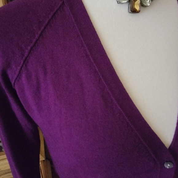 A/X ARMANI EXCHANGE | PURPLE CARDIGAN - Picture 6 of 14